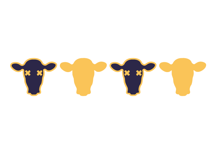 4 cows icon
