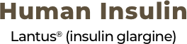 Human Insulin (Lantus) Logo