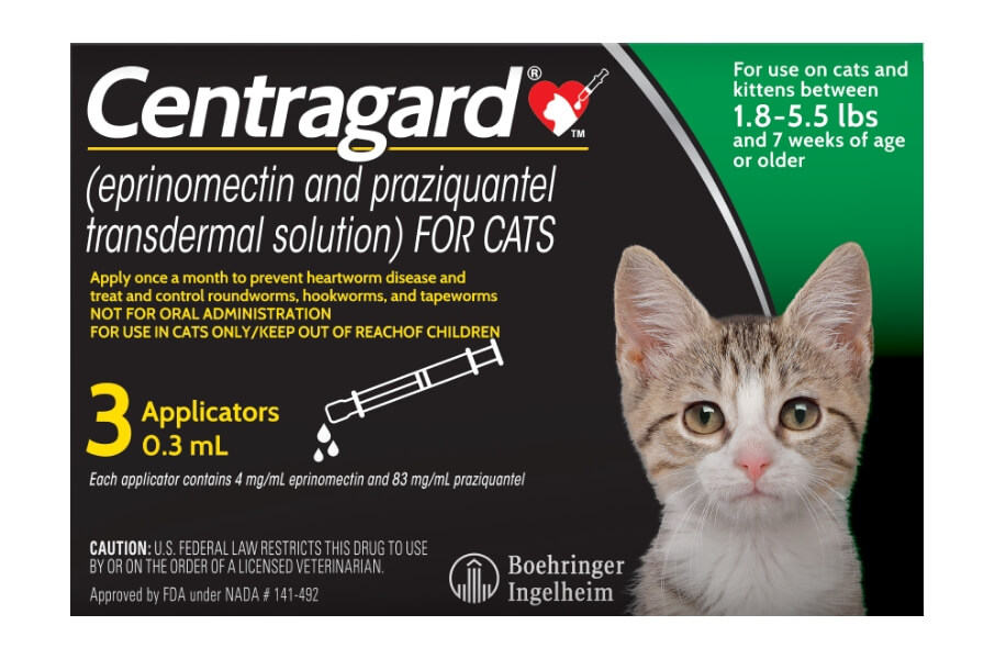 Package of 3 doses of Centragard
