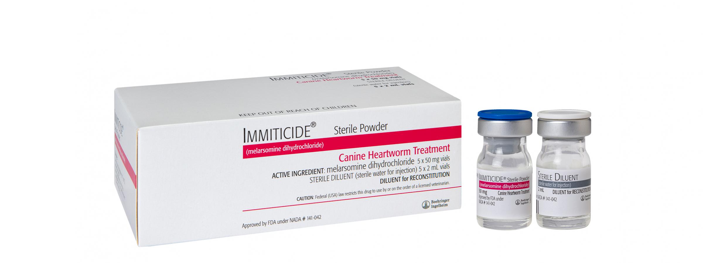 IMMITICIDE® (melarsomine dihydrochloride) for Heartworm Disease