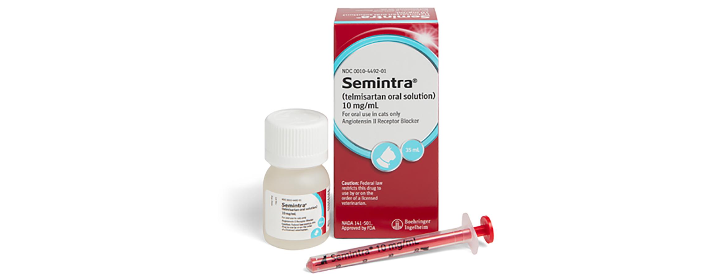 SEMINTRA® (telmisartan oral solution) for Feline Hypertension