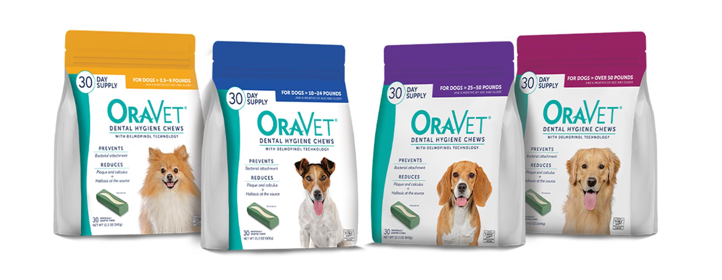 ORAVET Dental Hygiene Chews for Dogs