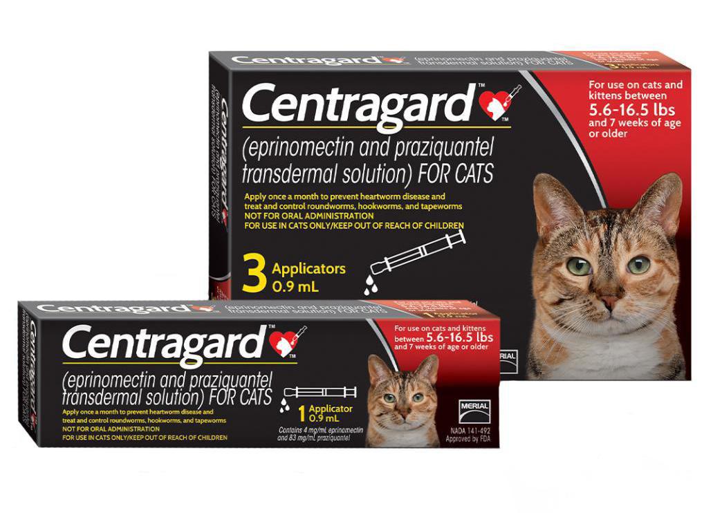 CENTRAGARD eprinomectin and praziquantel transdermal solution