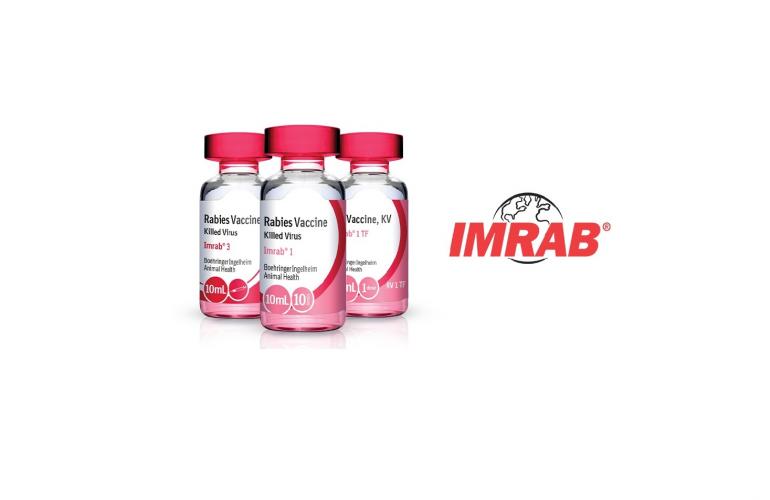 IMRAB Family of Vaccines bottles and logo