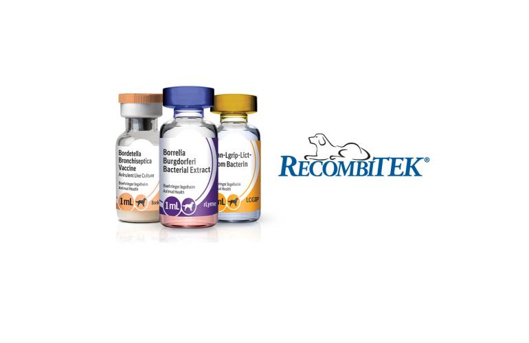 Recombitek vials and logo