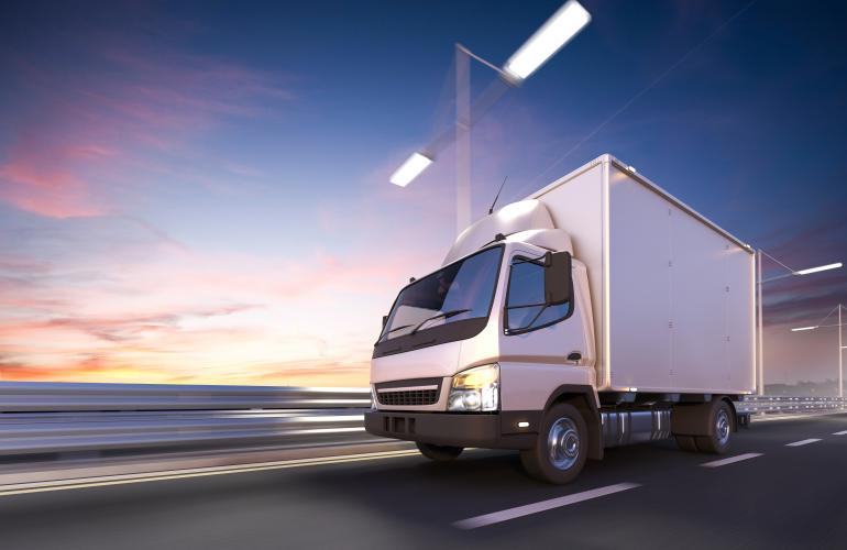 Delivery truck