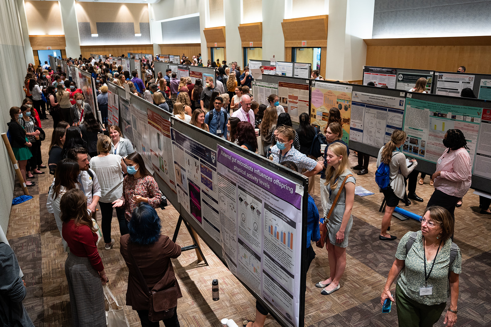 Scholars share their research at the 2022 National Veterinary Scholarship Symposium.